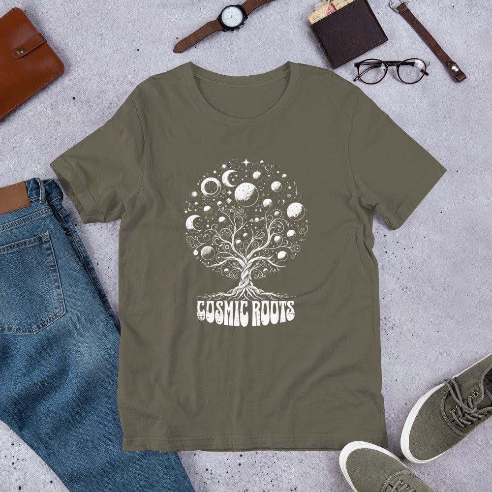 OMTHREAD Cosmic Roots Yoga Tee