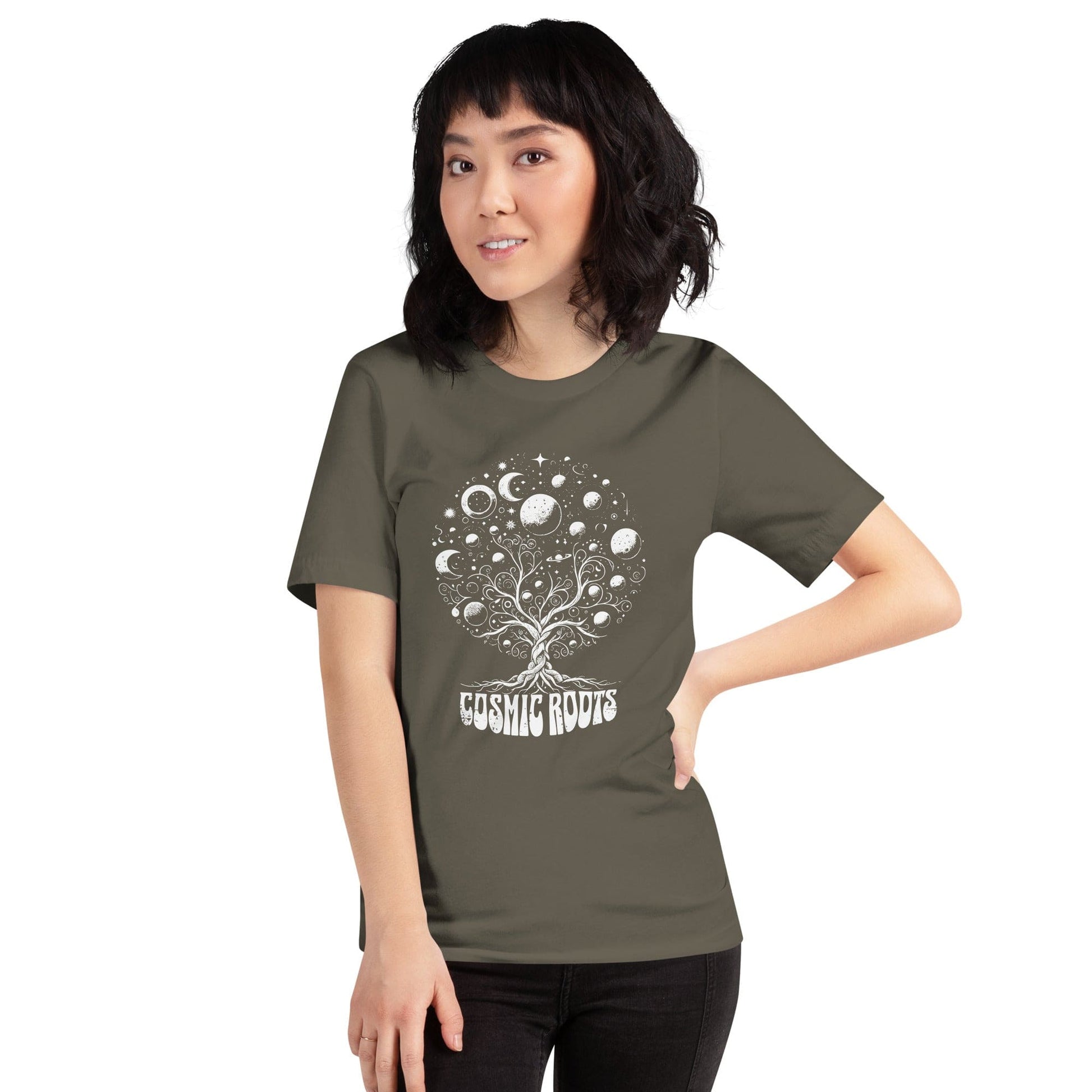 OMTHREAD Cosmic Roots Yoga Tee