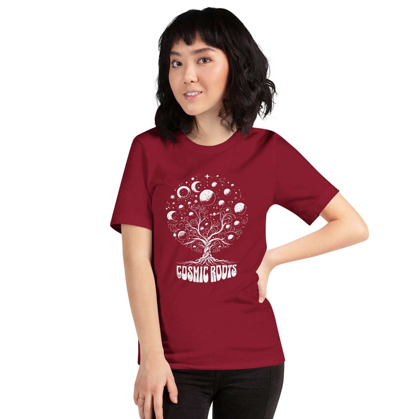 OMTHREAD Cosmic Roots Yoga Tee