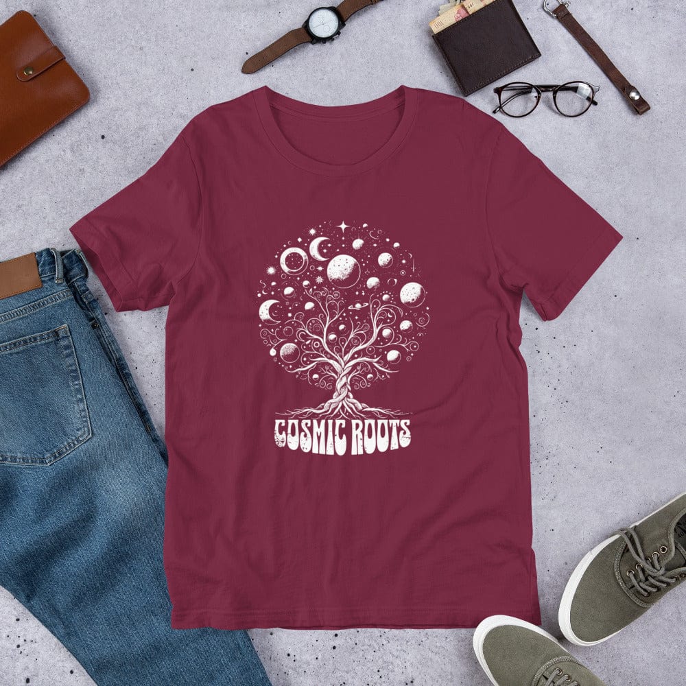 OMTHREAD Cosmic Roots Yoga Tee