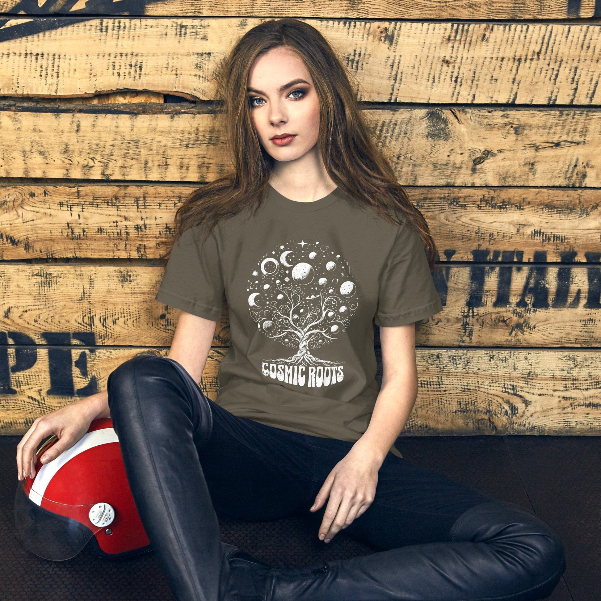 OMTHREAD Cosmic Roots Yoga Tee