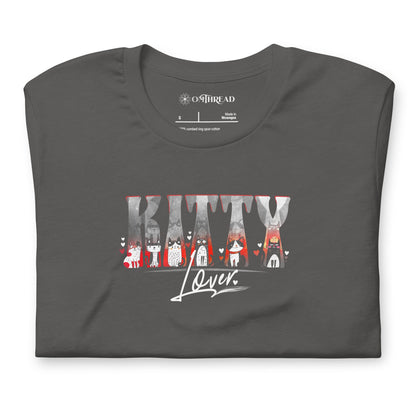 OMTHREAD Cute Cat Lover Shirt Kitty Lover Cat Graphic Tee