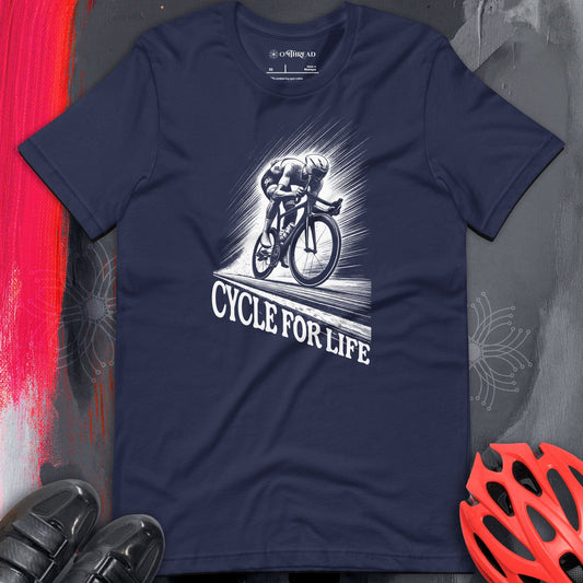 OMTHREAD Cycle for Life - Embrace the Journey Tee