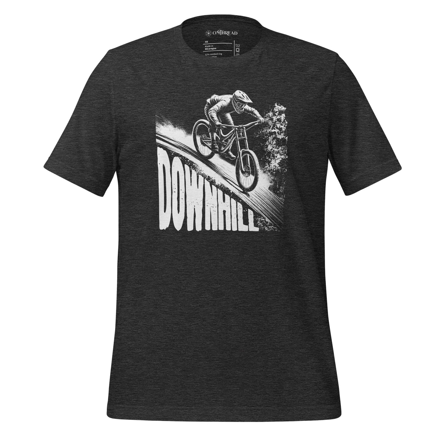 OMTHREAD Dark Grey Heather / S Downhill Thrill - Extreme Biking Tee