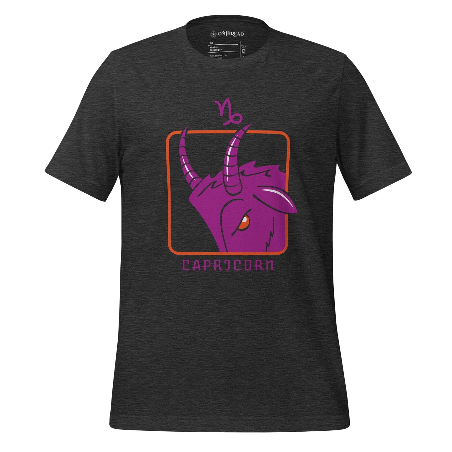 OMTHREAD Dark Grey Heather / XS Capricorn Zodiac Tee