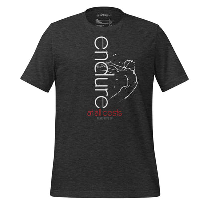 OMTHREAD Dark Grey Heather / XS Endure at All Costs Motivational Tee