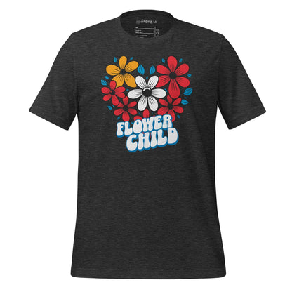 OMTHREAD Dark Grey Heather / XS Flower Child Nostalgic Tee