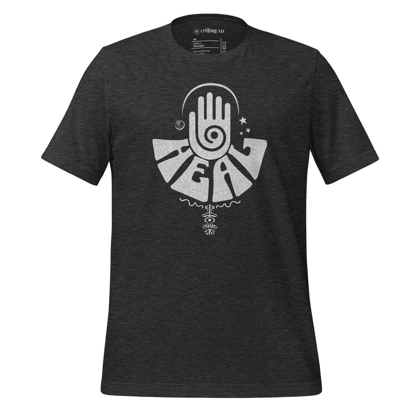 OMTHREAD Dark Grey Heather / XS Healing Hand Tee