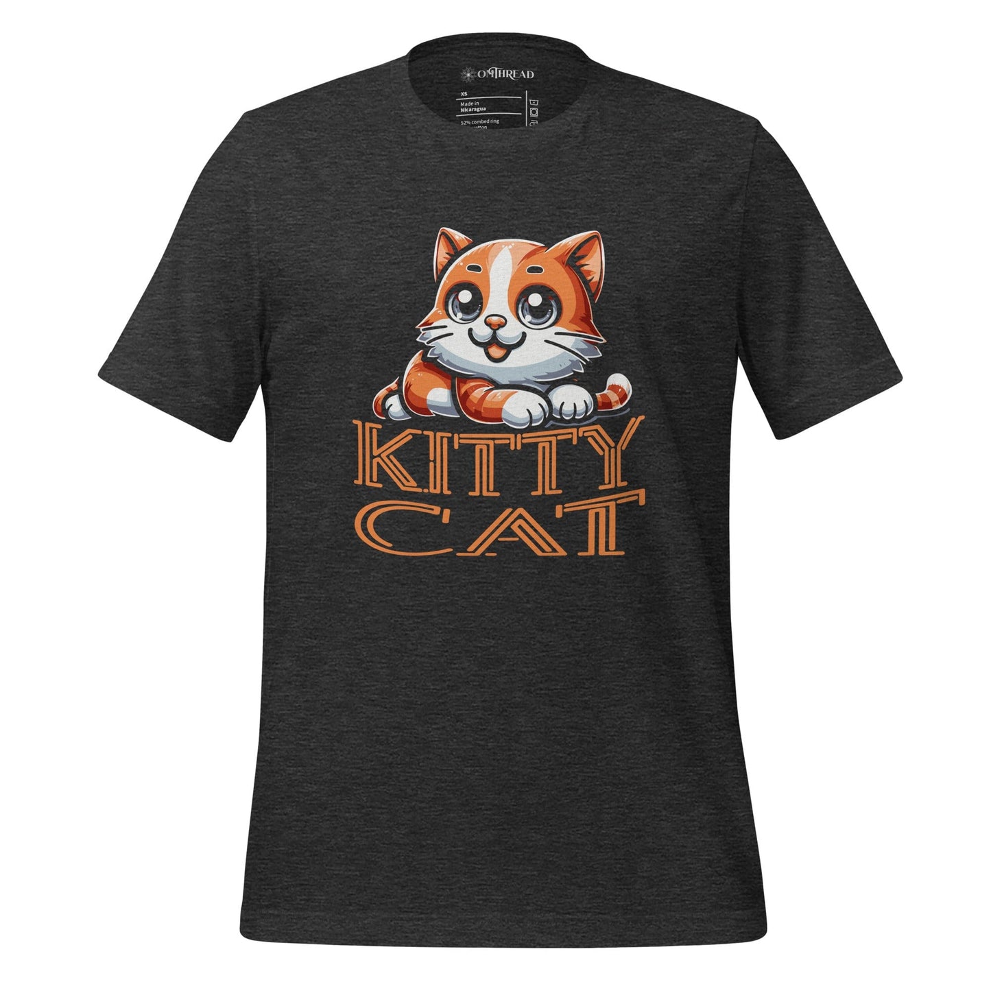 OMTHREAD Dark Grey Heather / XS Kitty Cat Tee