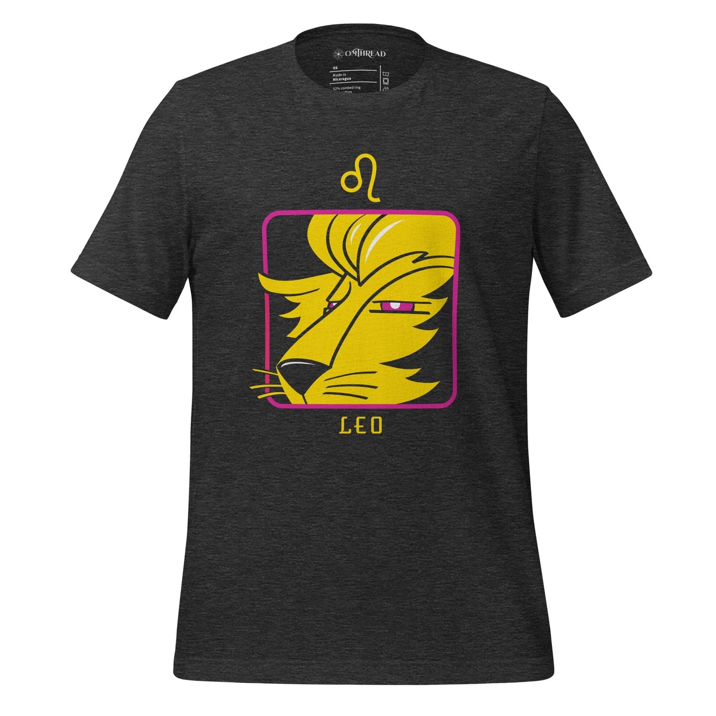 OMTHREAD Dark Grey Heather / XS Leo Zodiac Tee