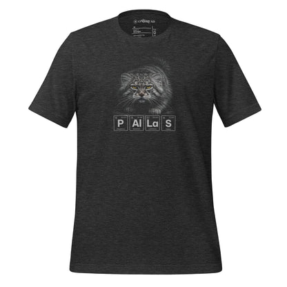 OMTHREAD Dark Grey Heather / XS Pallas Cat Graphic Tee Periodic Table Style Manul