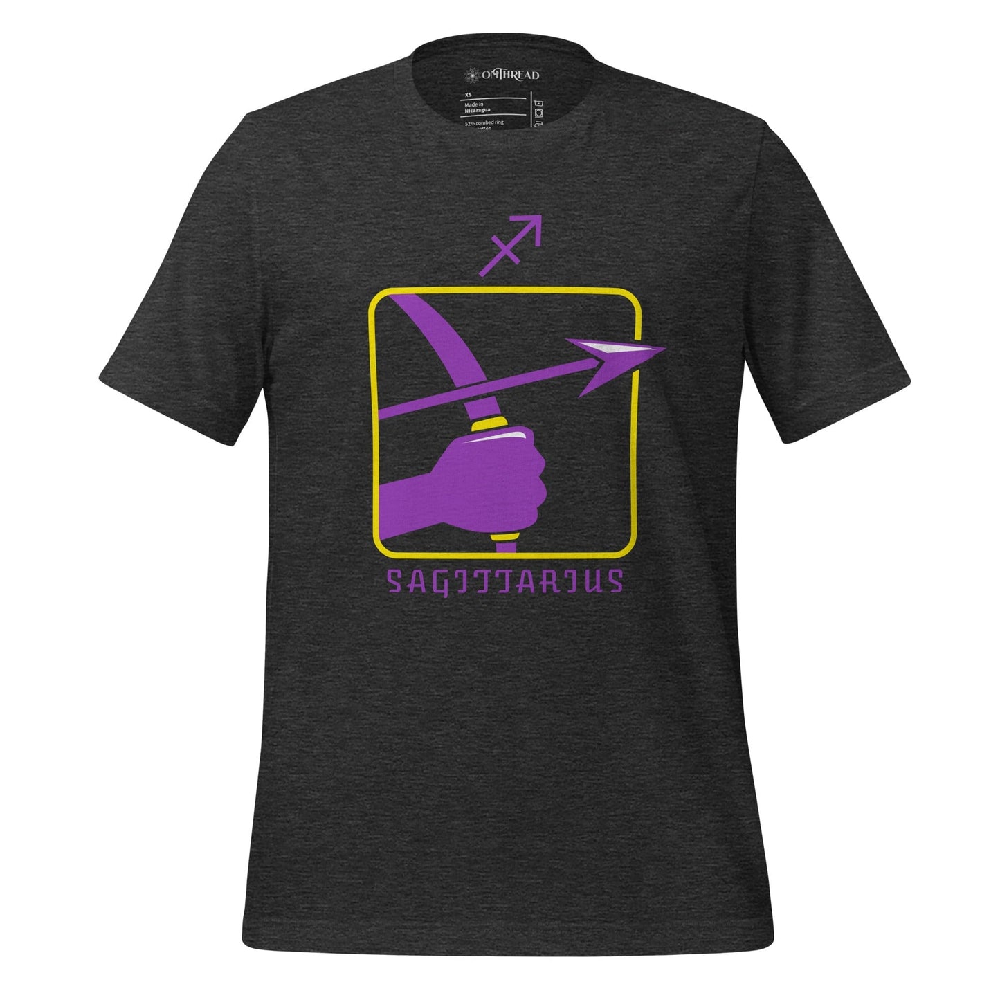 OMTHREAD Dark Grey Heather / XS Sagittarius Zodiac Tee