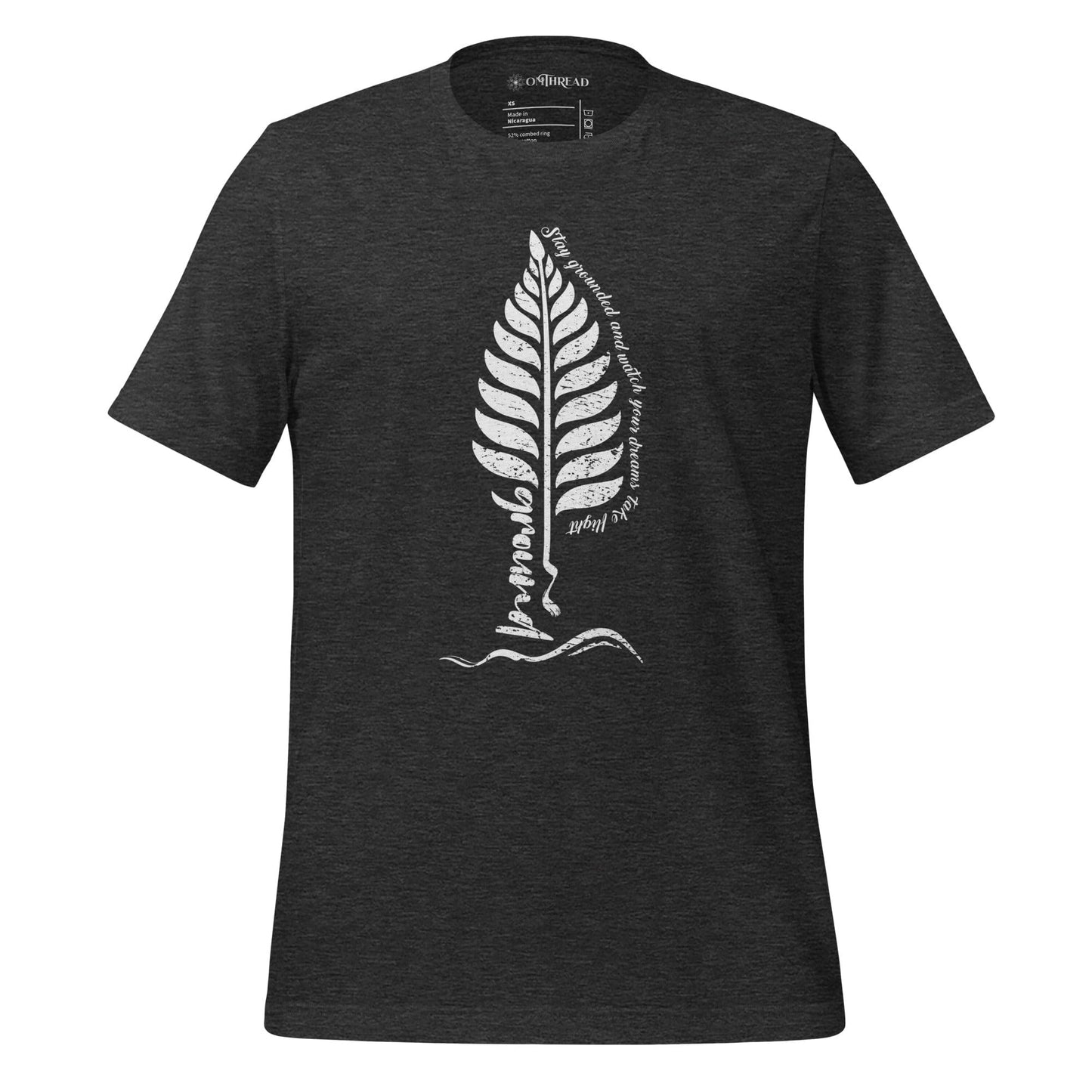 OMTHREAD Dark Grey Heather / XS Stay Grounded and Let Your Dreams Take Flight Tee