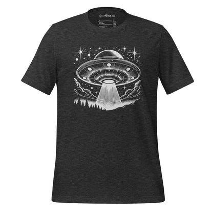 OMTHREAD Dark Grey Heather / XS UFO in the Night Sky Tee