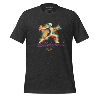 OMTHREAD Dark Grey Heather / XS Warrior II – Virabhadrasana II Yoga Tee