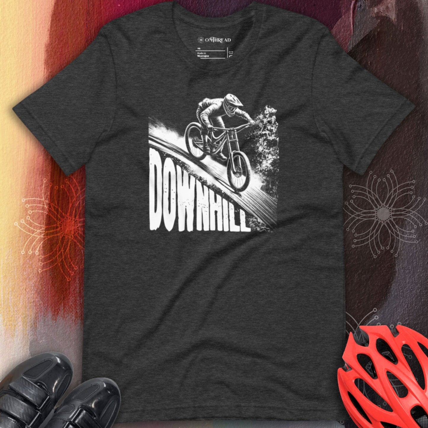 OMTHREAD Downhill Thrill - Extreme Biking Tee