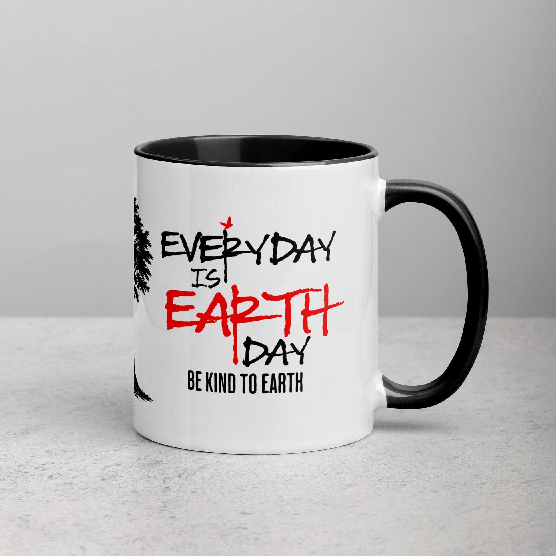 OMTHREAD Everyday is Earth Day - Mug with Color Inside