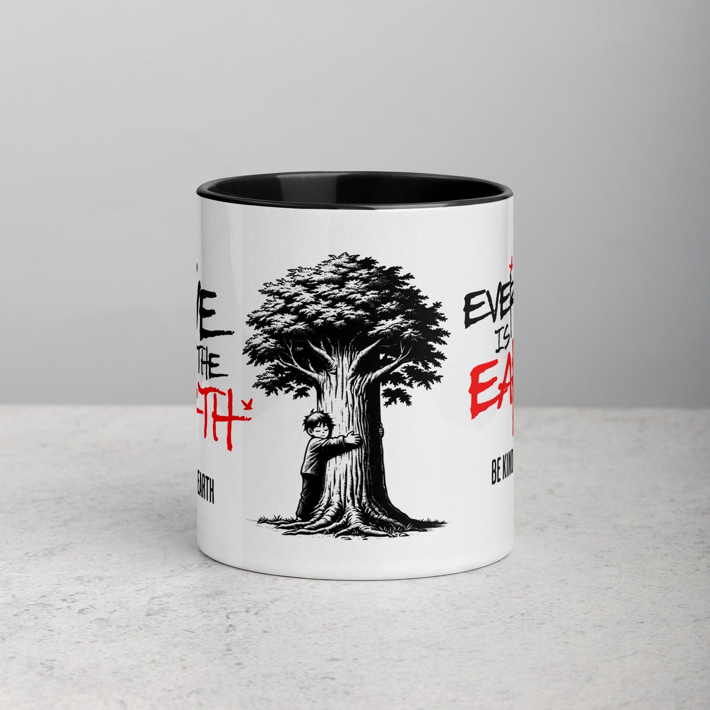 OMTHREAD Everyday is Earth Day - Mug with Color Inside