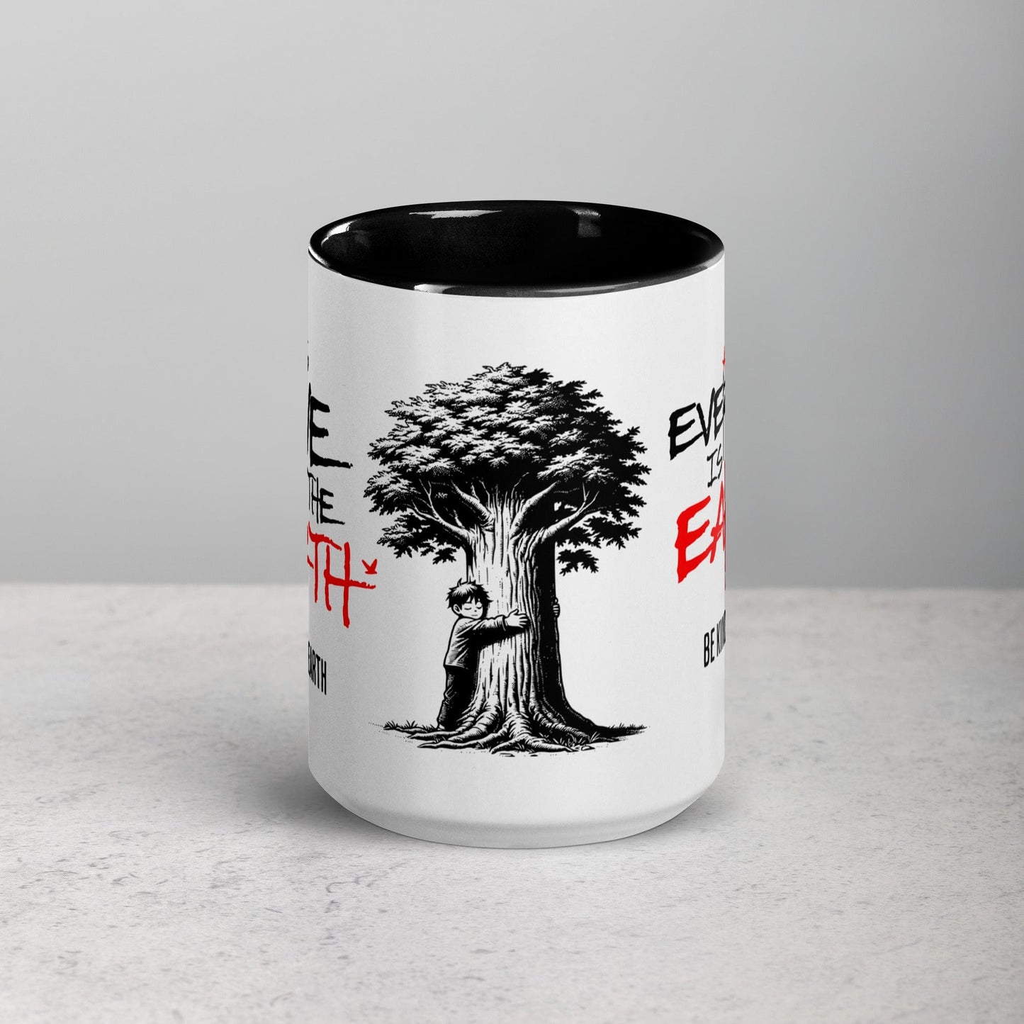 OMTHREAD Everyday is Earth Day - Mug with Color Inside