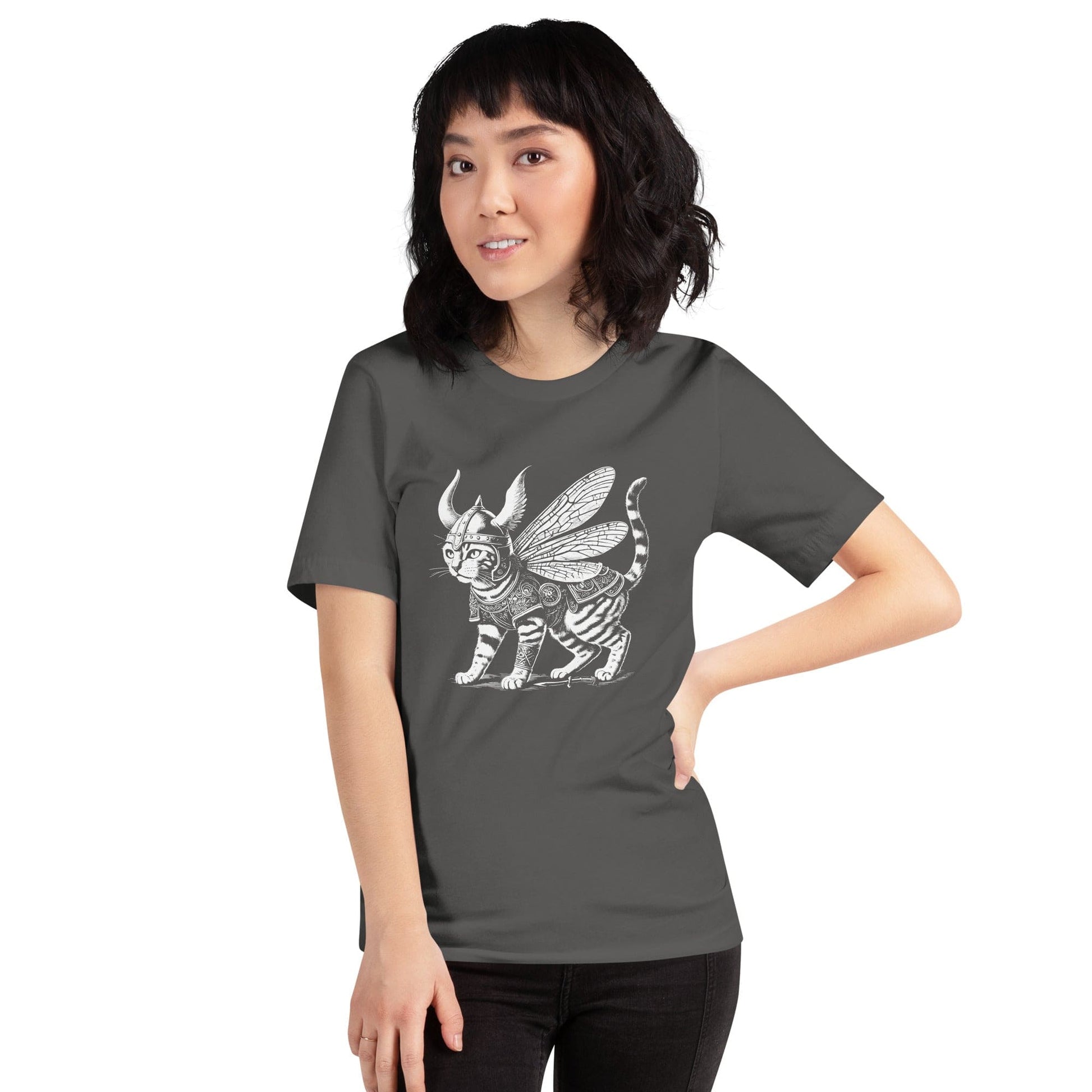 OMTHREAD Fearless Warrior Kitty Tee