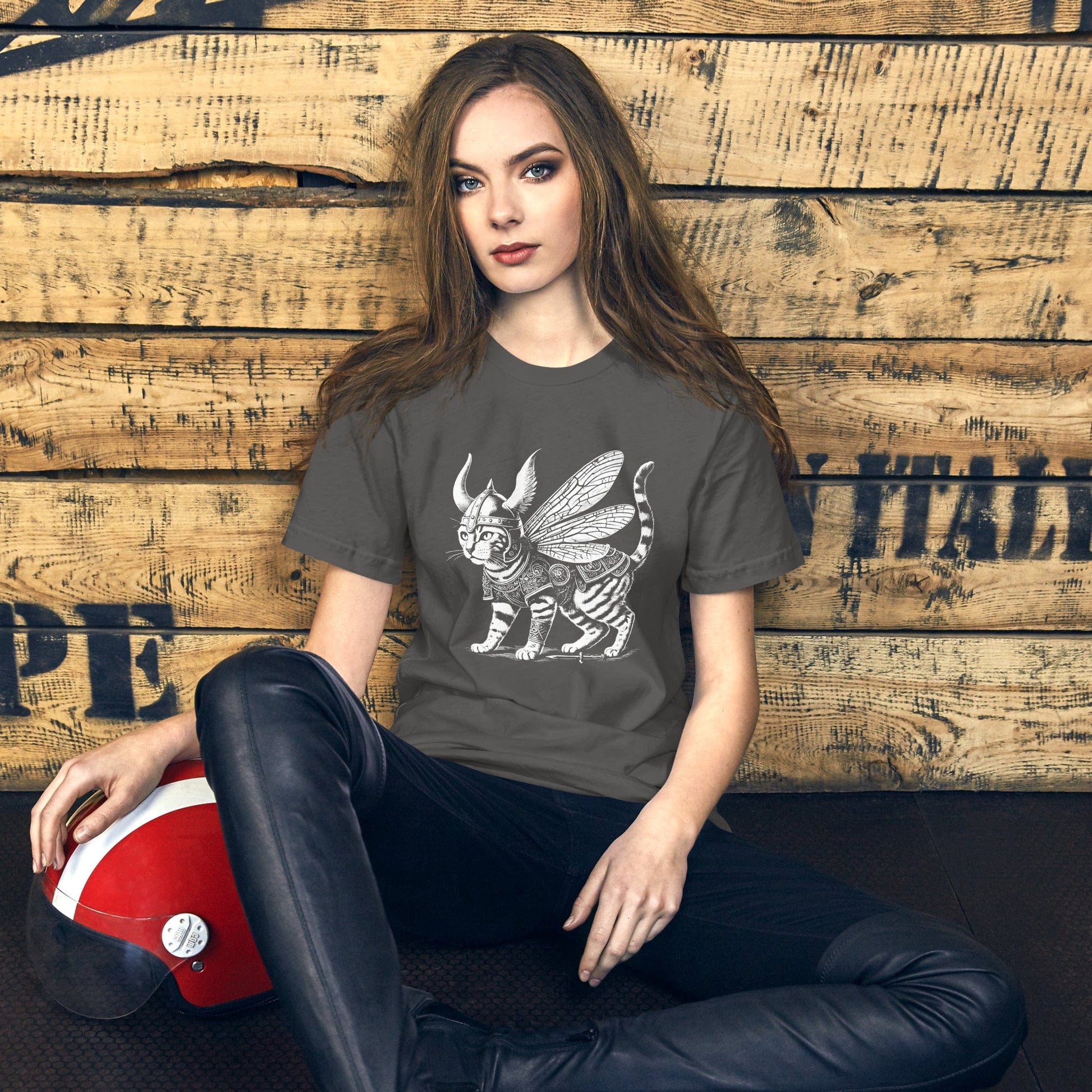 OMTHREAD Fearless Warrior Kitty Tee