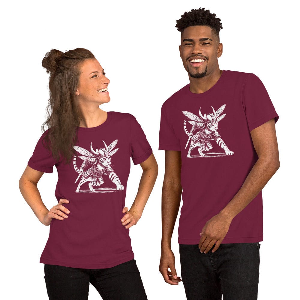 OMTHREAD Fearless Warrior Stance Kitty Tee