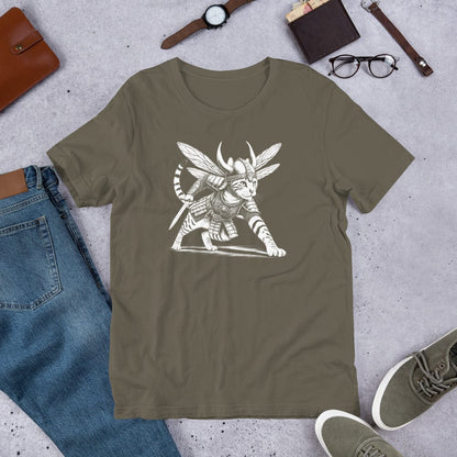 OMTHREAD Fearless Warrior Stance Kitty Tee