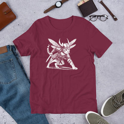 OMTHREAD Fearless Warrior Stance Kitty Tee