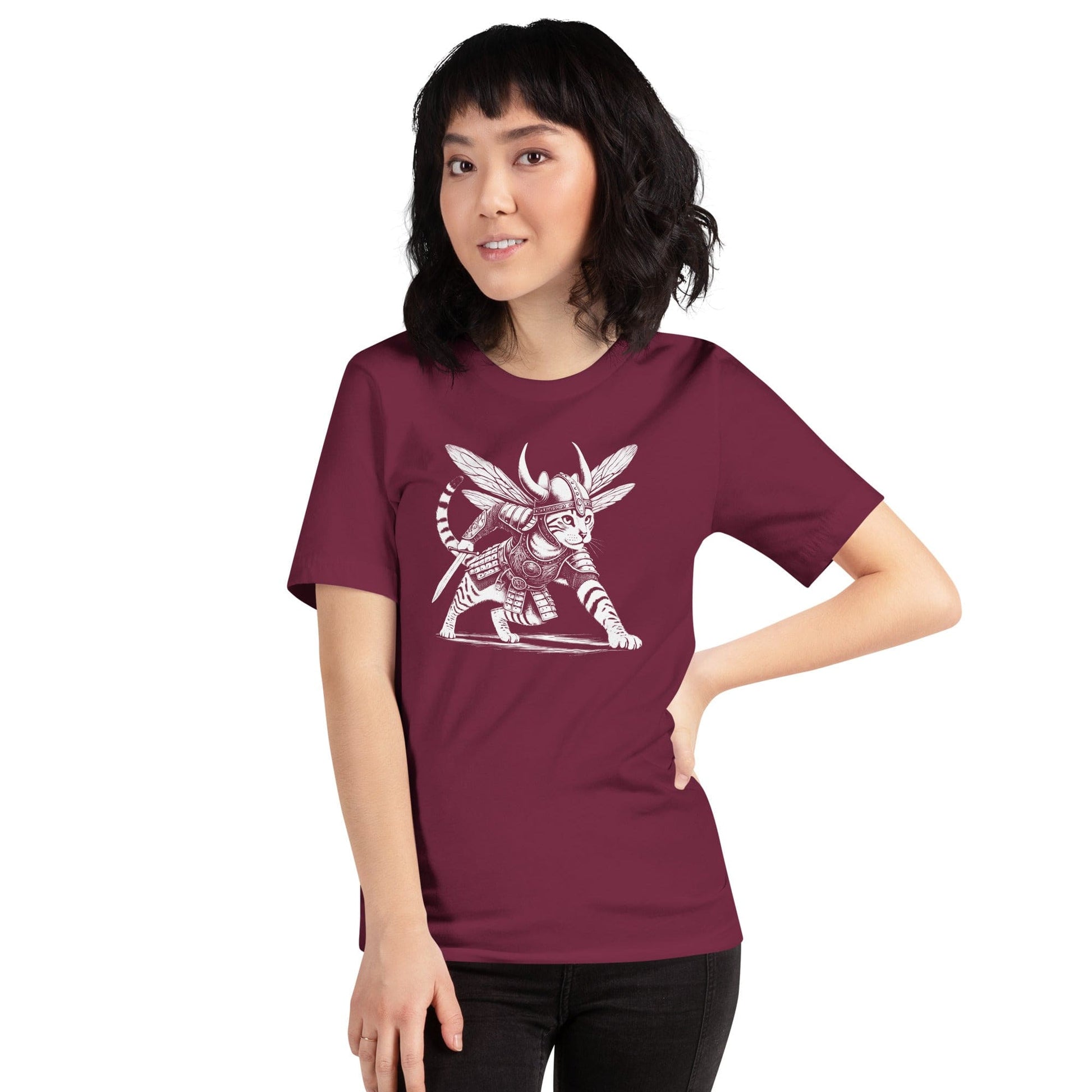 OMTHREAD Fearless Warrior Stance Kitty Tee