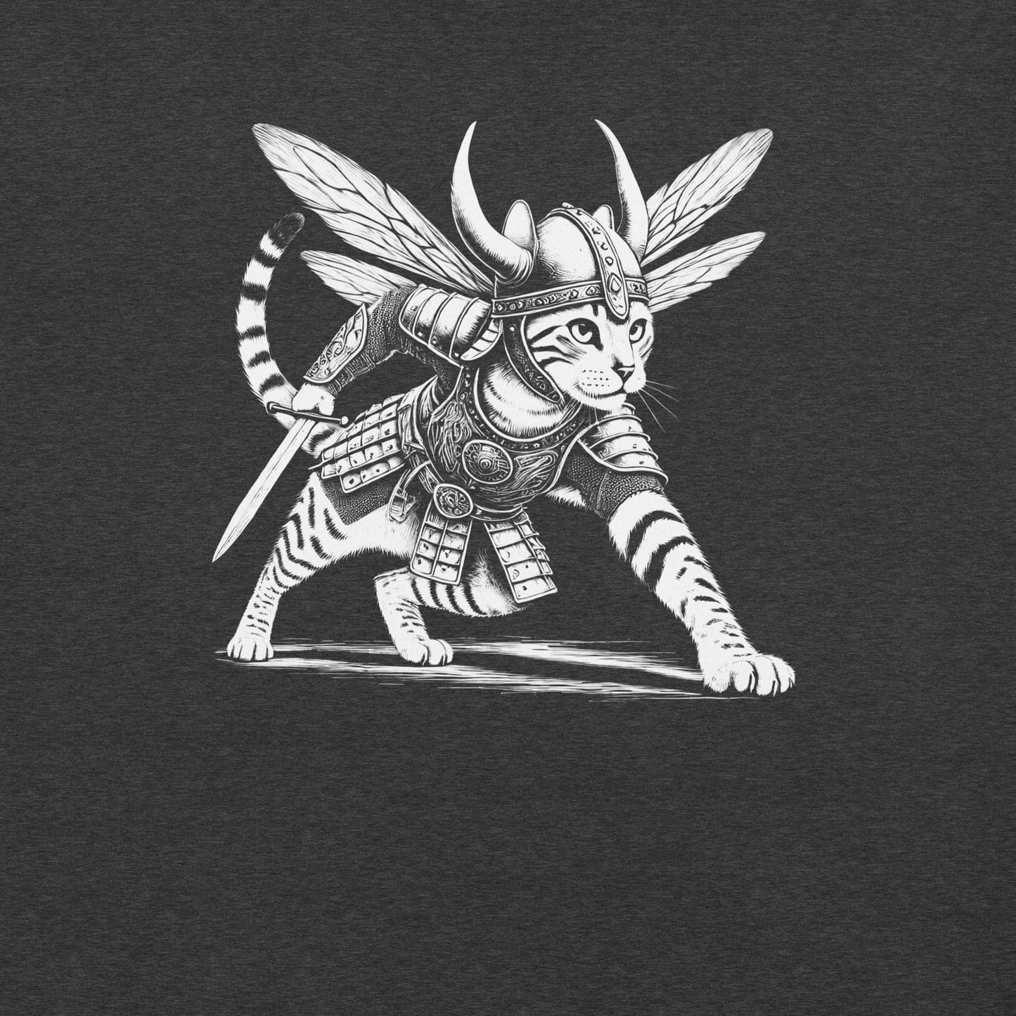 OMTHREAD Fearless Warrior Stance Kitty Tee