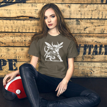 OMTHREAD Fearless Warrior Stance Kitty Tee