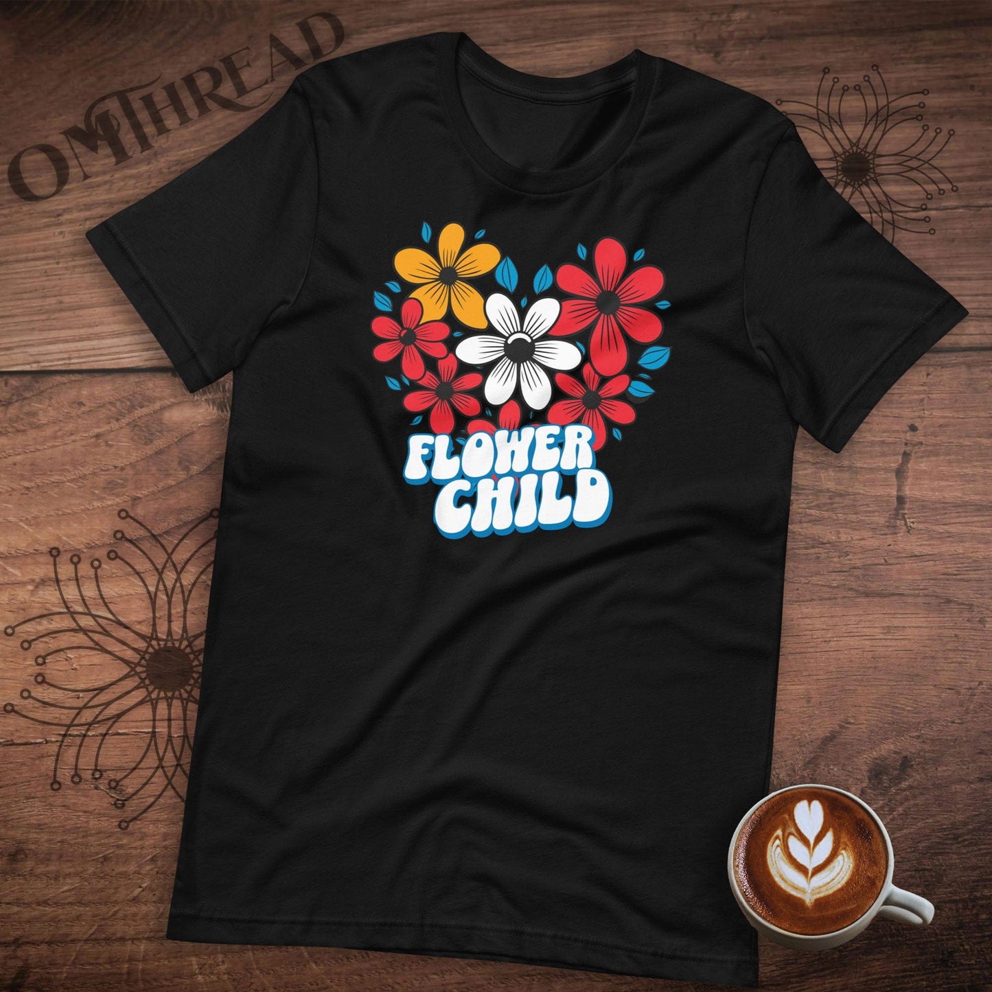 OMTHREAD Flower Child Nostalgic Tee