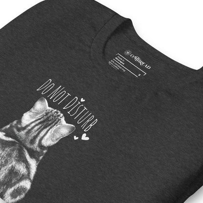 OMTHREAD Funny Cat Loaf T-Shirt Do Not Disturb Loaf in Progress