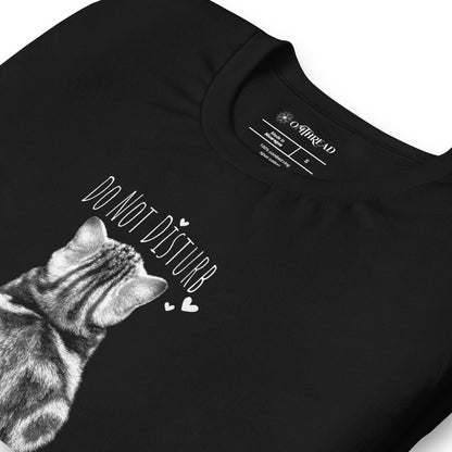 OMTHREAD Funny Cat Loaf T-Shirt Do Not Disturb Loaf in Progress