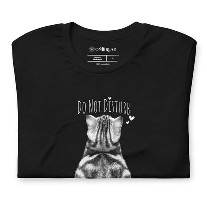 OMTHREAD Funny Cat Loaf T-Shirt Do Not Disturb Loaf in Progress