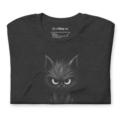 OMTHREAD Funny Disobey Cat T-Shirt Rebel Fur Life Grumpy Cat Vibe