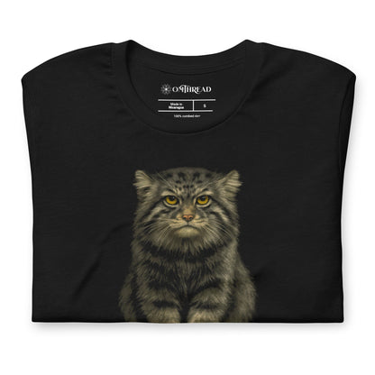 OMTHREAD Funny Pallas Vibes Cat Shirt Stay Wild Stay Fluffy Tee for Animal Lovers