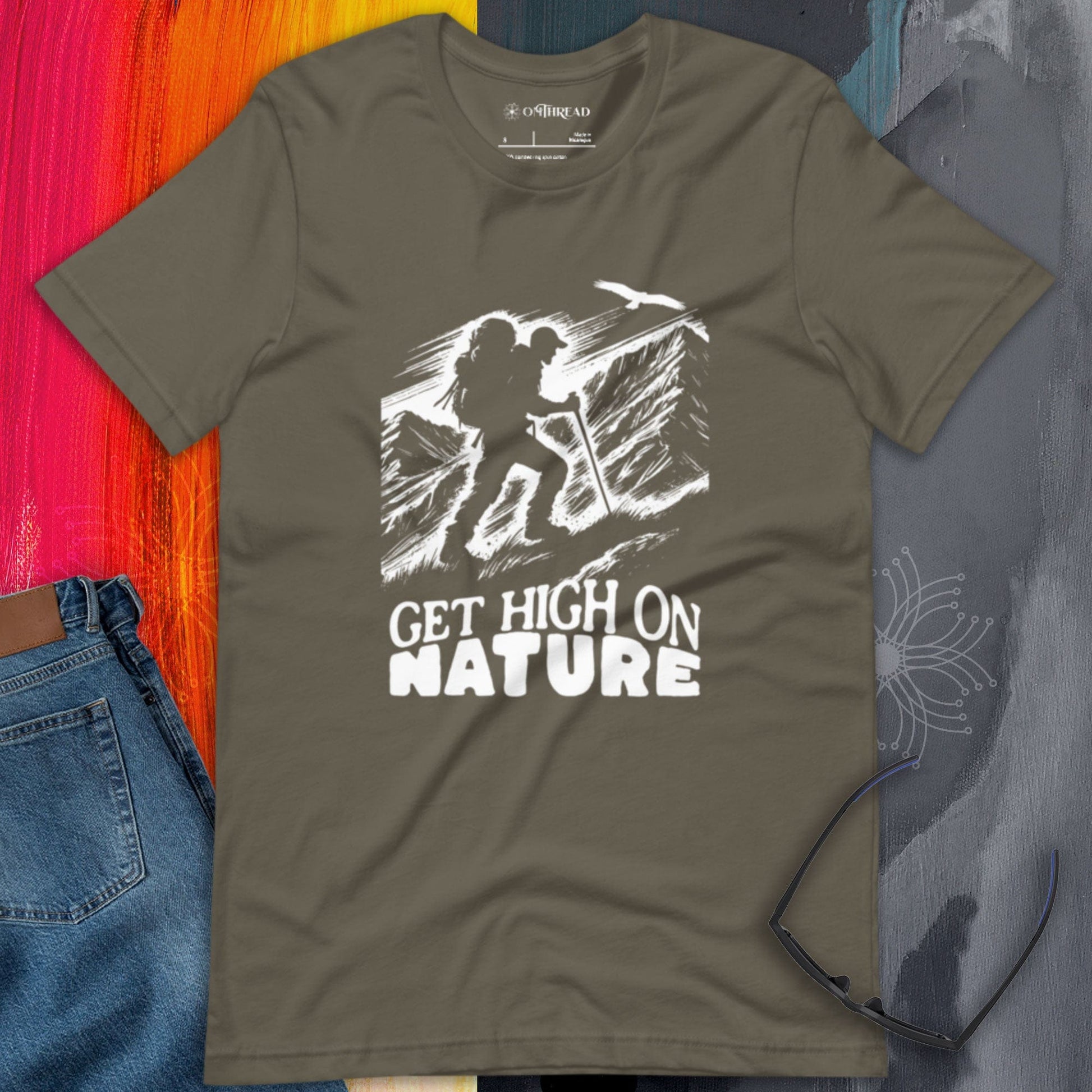 OMTHREAD Get High on Nature Adventure Tee