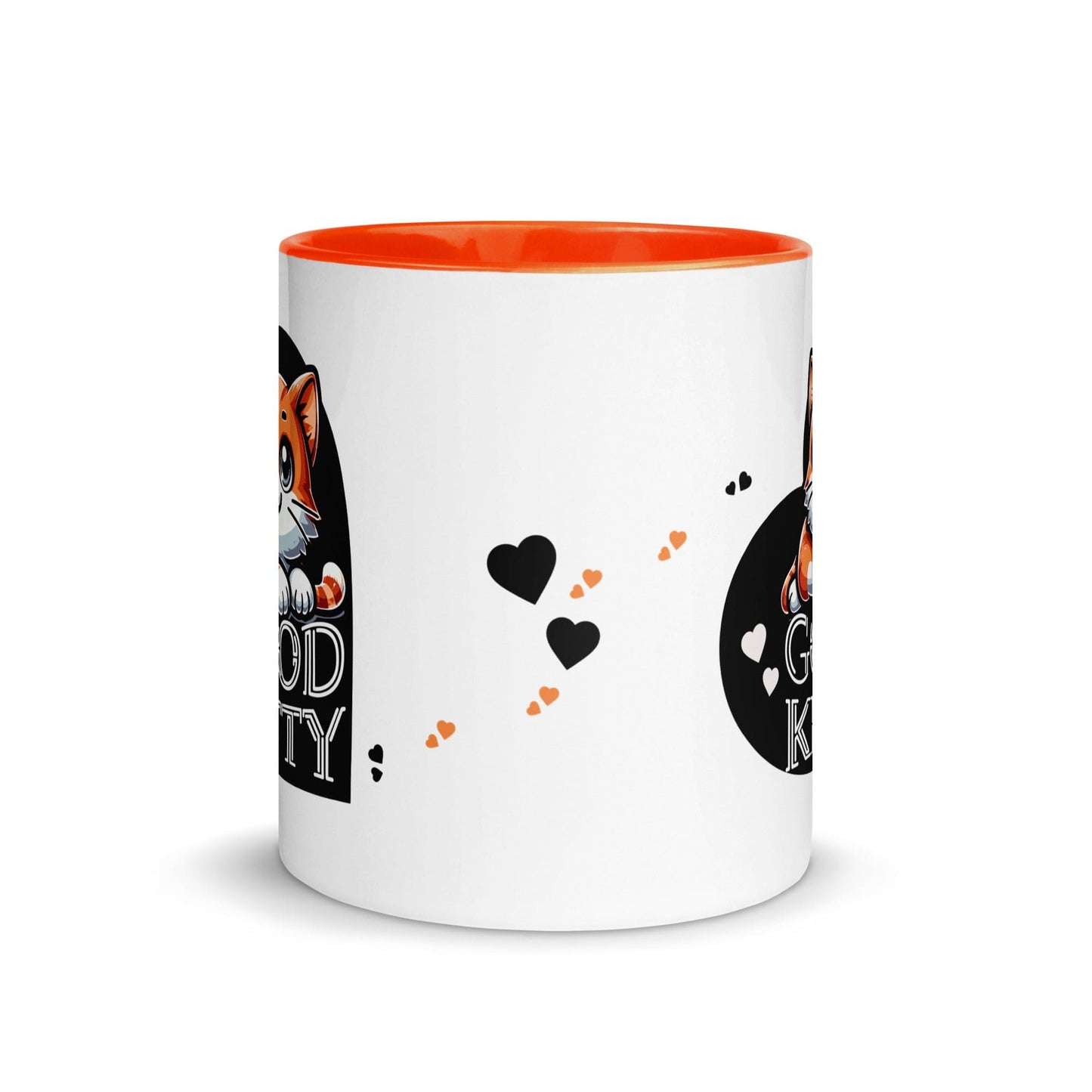 OMTHREAD Good Kitty Celebrating the Charm of Orange Tabbies - Mug with Color Inside