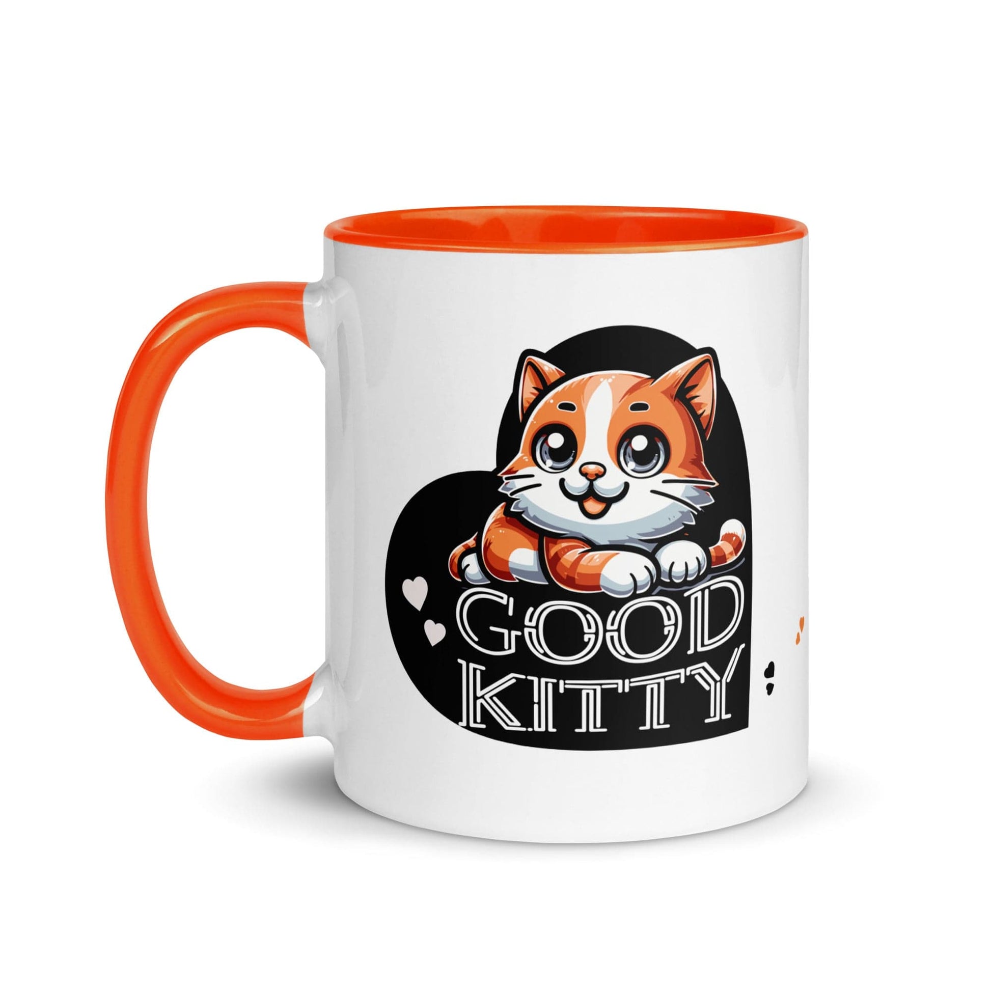 OMTHREAD Good Kitty Celebrating the Charm of Orange Tabbies - Mug with Color Inside