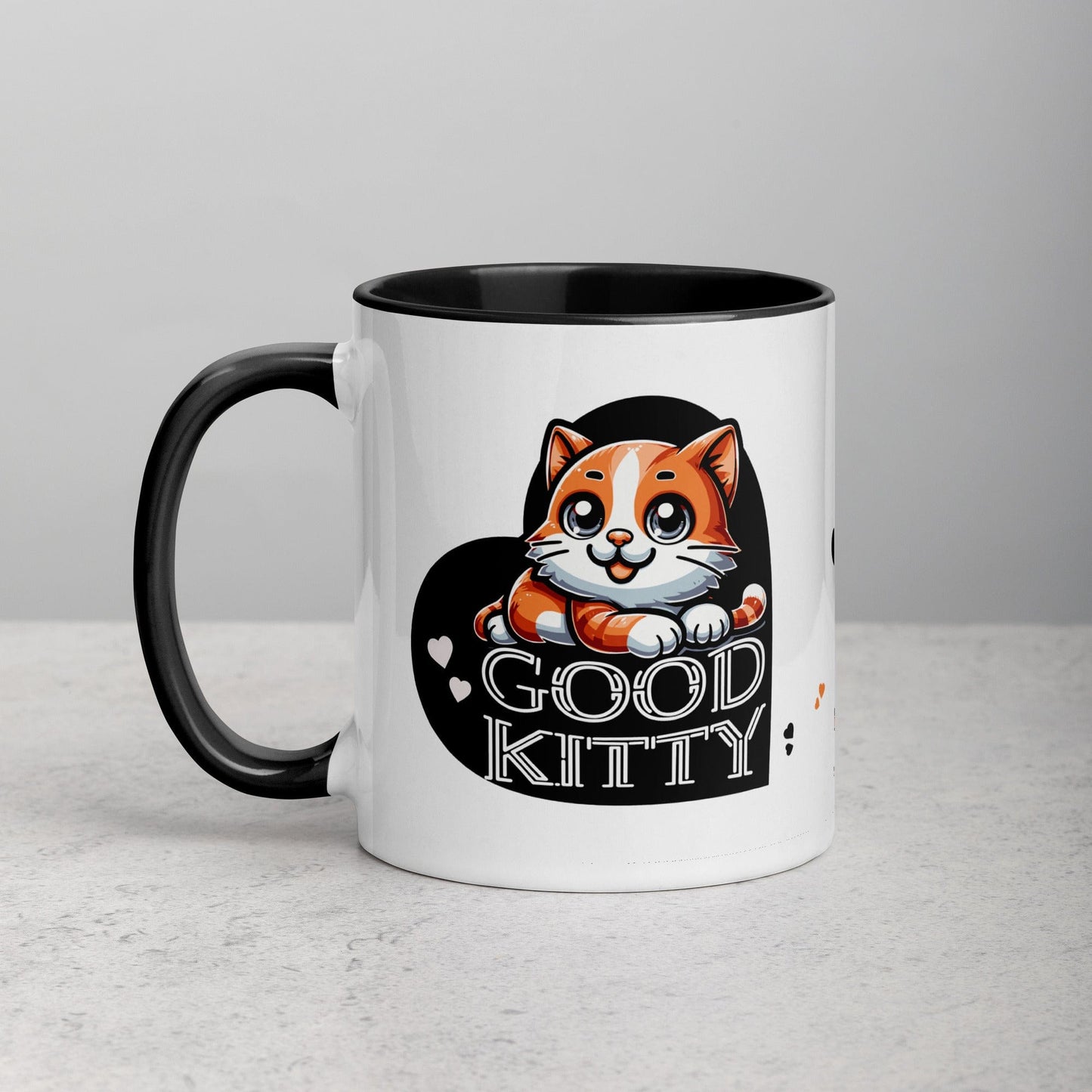 OMTHREAD Good Kitty Celebrating the Charm of Orange Tabbies - Mug with Color Inside