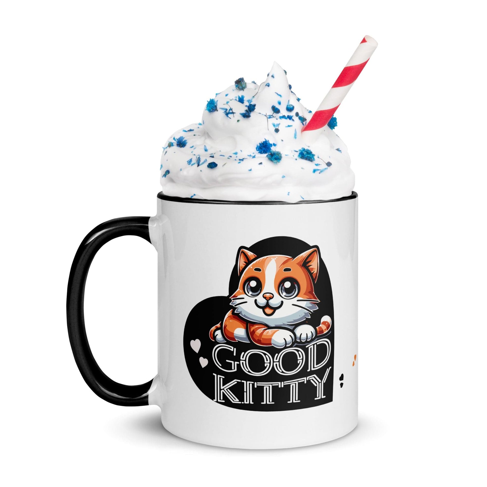 OMTHREAD Good Kitty Celebrating the Charm of Orange Tabbies - Mug with Color Inside