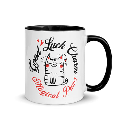 OMTHREAD Good Luck Charm: Magical Paws- Mug with Color Inside