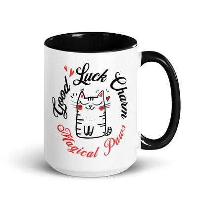 OMTHREAD Good Luck Charm: Magical Paws- Mug with Color Inside