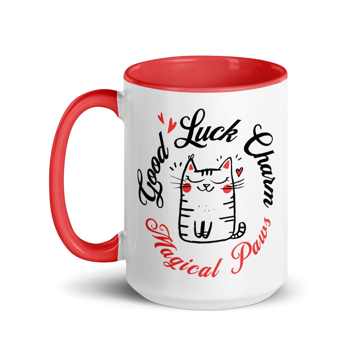 OMTHREAD Good Luck Charm: Magical Paws- Mug with Color Inside