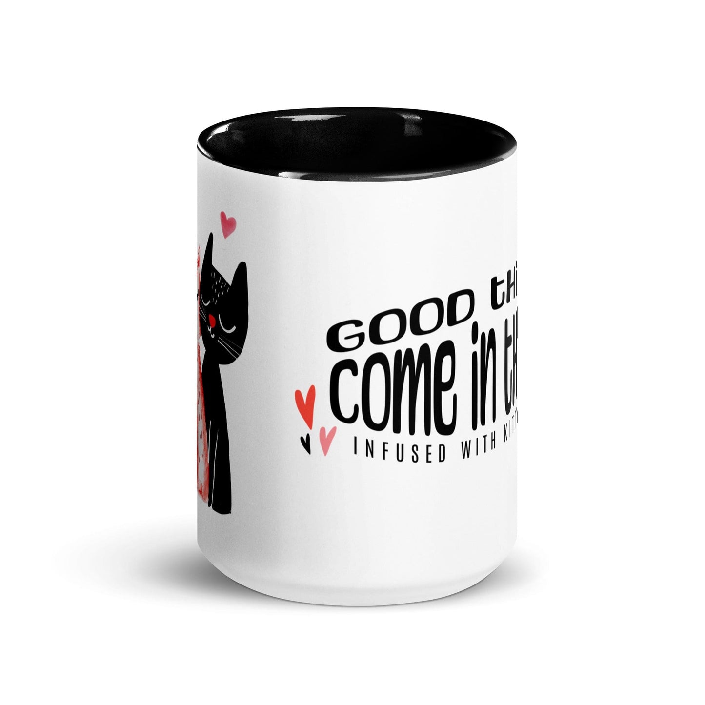 OMTHREAD Good Things Come in 3s. Good Luck. - Mug with Color Inside