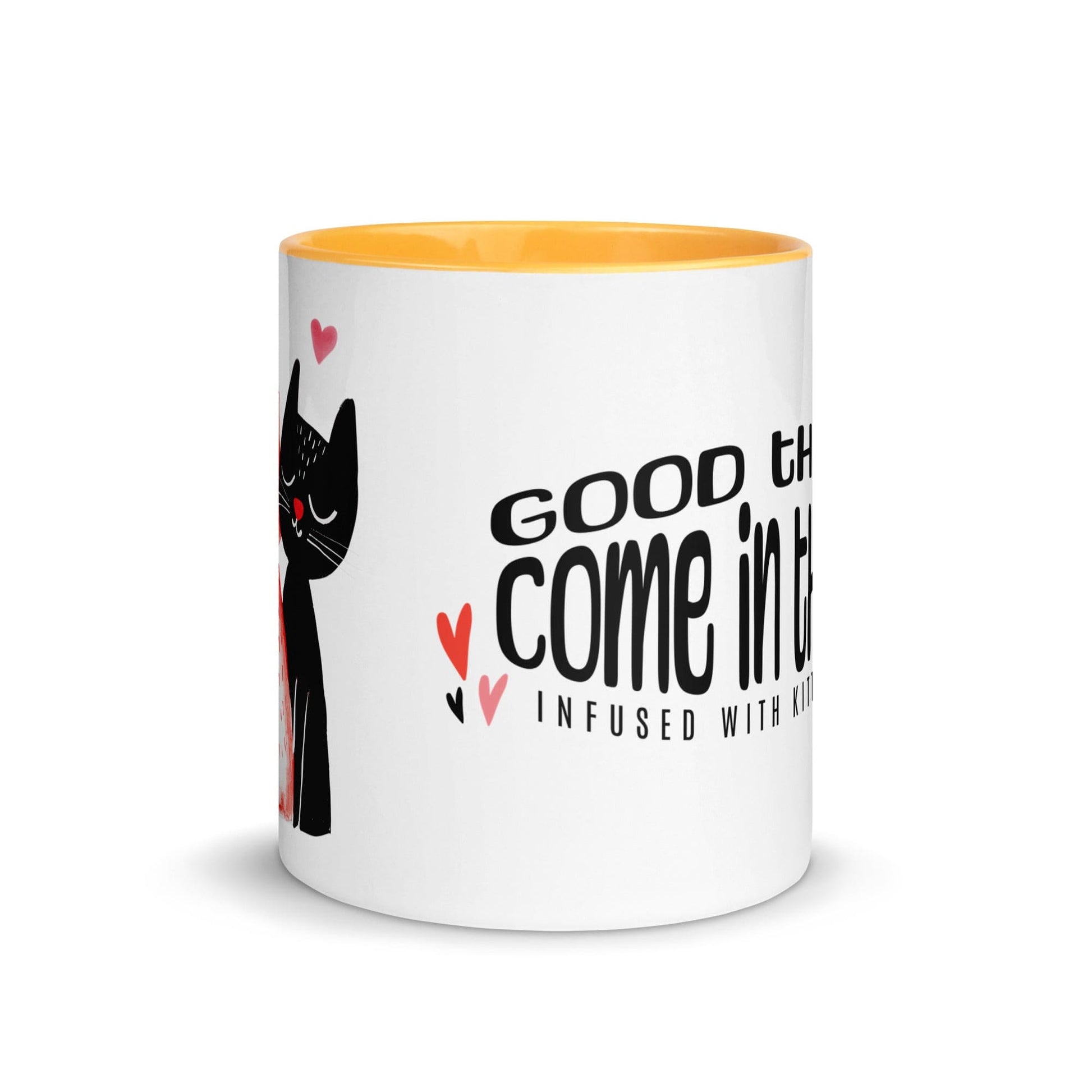 OMTHREAD Good Things Come in 3s. Good Luck. - Mug with Color Inside