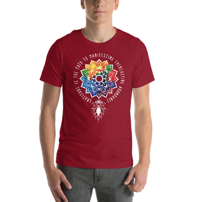 OMTHREAD Gratitude is the Path to Abundance Yoga Tee