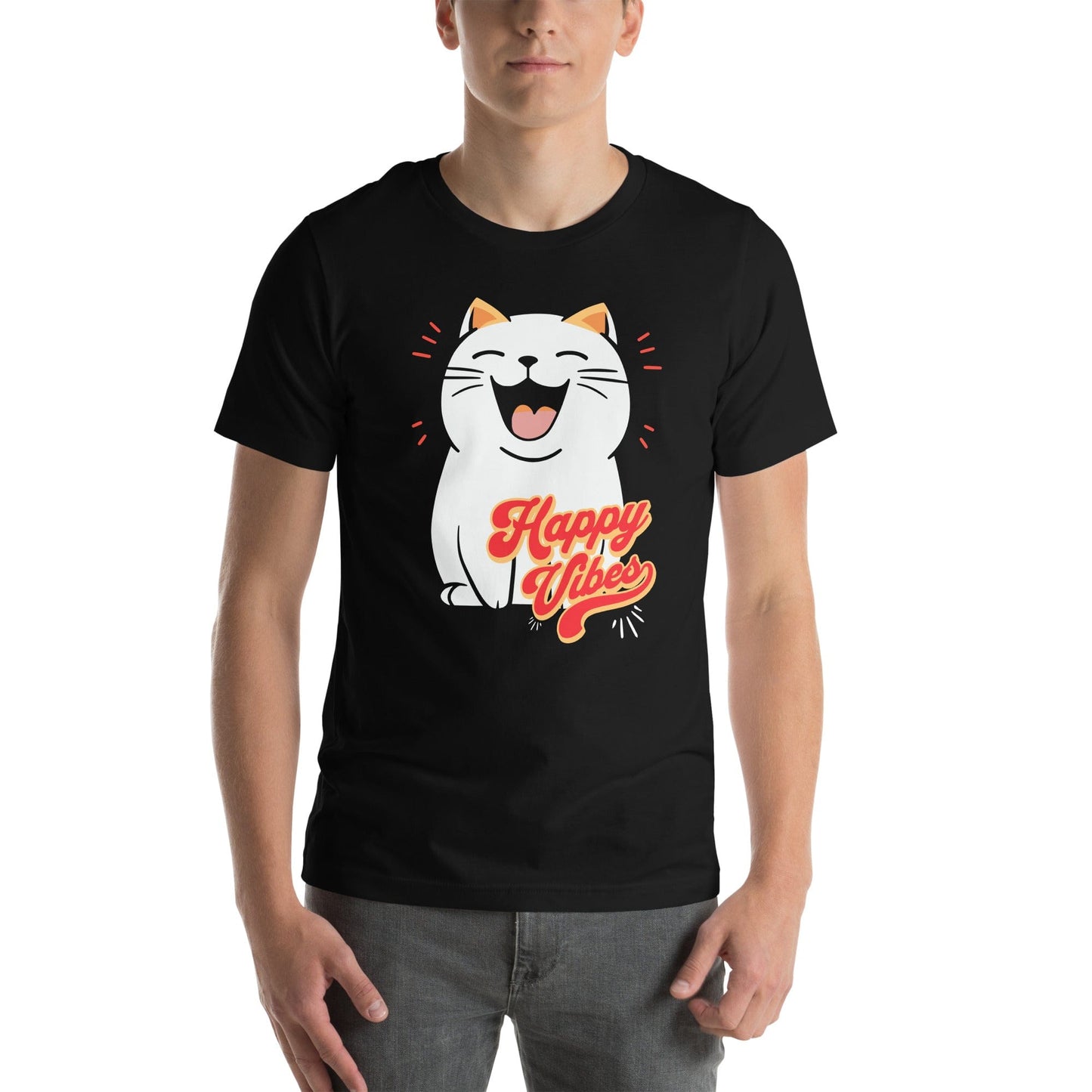 OMTHREAD Happy Vibes Motivational Tee