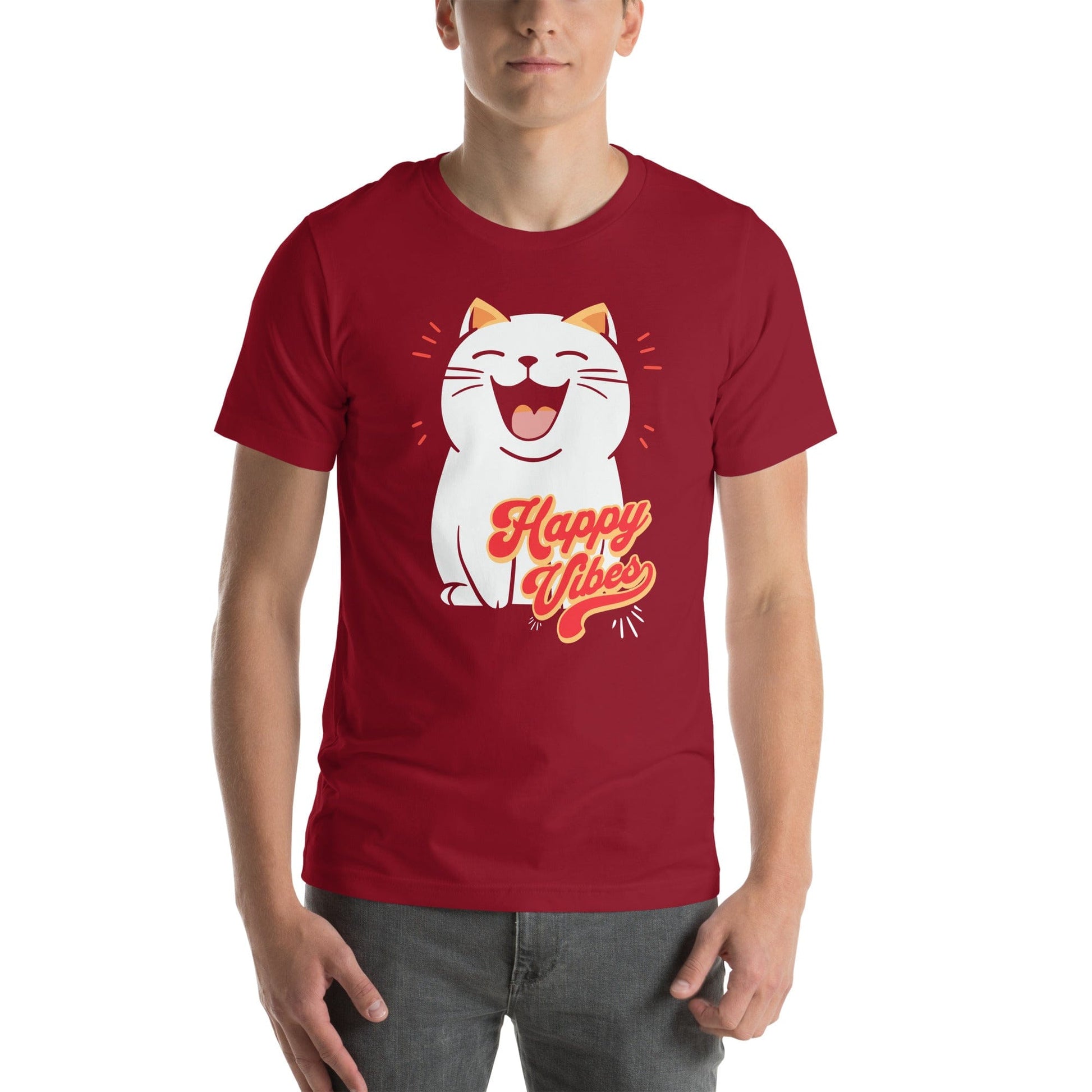 OMTHREAD Happy Vibes Motivational Tee